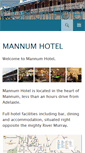 Mobile Screenshot of hotelmannum.com.au